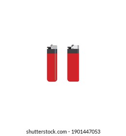 Gas Lighter vector icon illustration design,symbol and background.