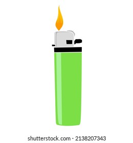 Gas lighter vector.  This item is cheap, usually people who smoke have it