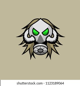 Gas mask. 100% vector. Ideal for logo’s, stickers, flyers, promotions, T-shirts, web design, apps and all other design requirements.
