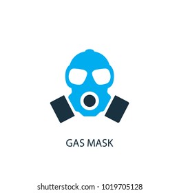 Gas mask icon. 