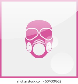 Gas mask icon.
