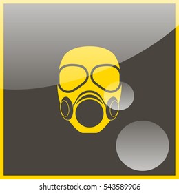 Gas mask icon.