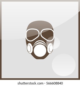Gas mask icon.