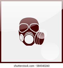 Gas mask icon.