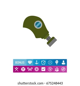 Gas mask icon