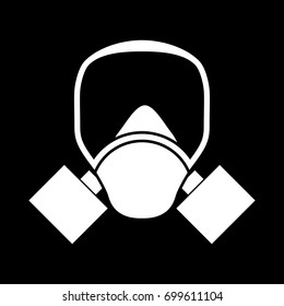 Gas mask icon .