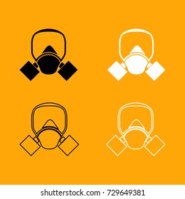 Gas mask icon .