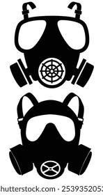 Gas Mask Icon: Distinctive Safety Symbol Design