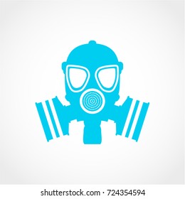 Gas mask Icon Isolated on White Background