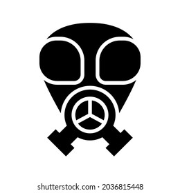 gas mask icon or logo isolated sign symbol vector illustration - high quality black style vector icons

