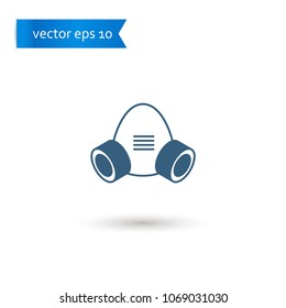 gas mask. gas mask icon. sign design. Vector EPS 10.