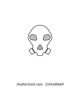 Gas mask Icon, vector illustration Isolated on a White Background