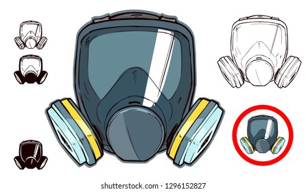 Gas Mask Icons