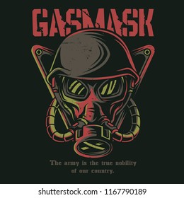 Gas Mask Illustration