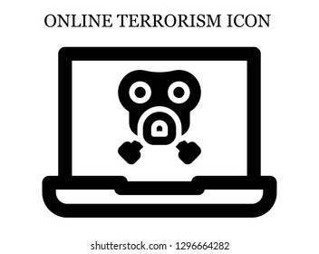 Gas mask search icon. Editable Gas mask search icon for web or mobile.