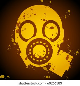 Gas mask sign