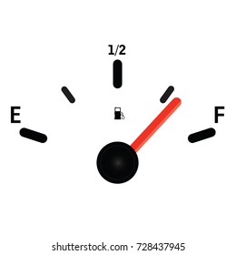 gas meter art illustration