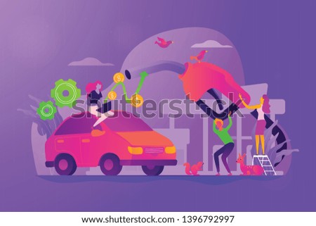 Similar – Image, Stock Photo petrol station Environment