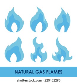 gas natural graphic design , vector illustration