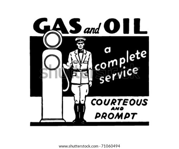 Gas And Oil 3 - Retro Ad\
Art Banner