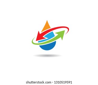 Gas and oil icon vector illustration