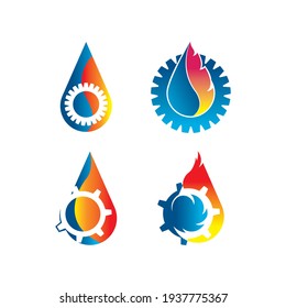 Gas and Oil Logo Template Design, Symbol, Icon
