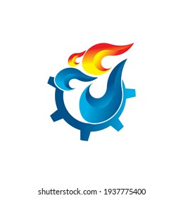 Gas and Oil Logo Template Design, Symbol, Icon

