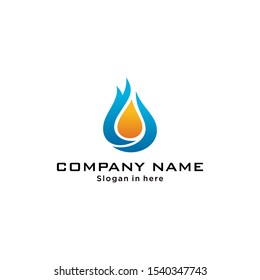 Gas and Oil resources logo vector icon