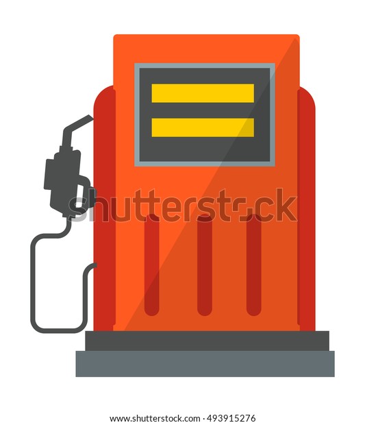 Gas oil station icon energy service isolated benzene\
transportation sign