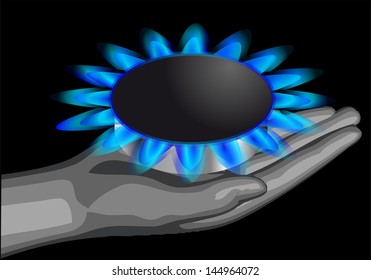 gas on the palm