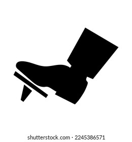 Gas pedal Icon vector trendy style on white background..eps