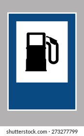 Gas Petrol Station Sign