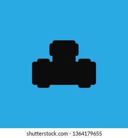 gas pipe icon vector