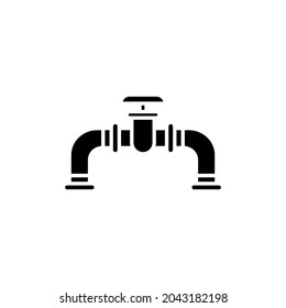 Icono de Gasoducto en vector. Logotipo