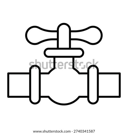 Gas pipeline Vector icon which can easily modify or edit


