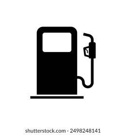 gas pump Black Solid vector icon