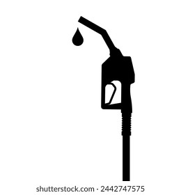 Gas Pump or Fuel Nozzle. Gas Station Concept. Vector Illustration. 