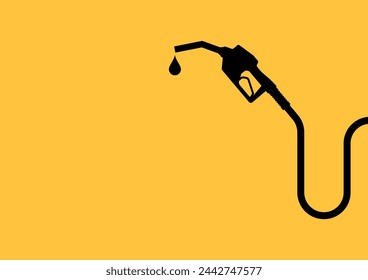 Gas Pump or Fuel Nozzle. Gas Station Concept. Vector Illustration. 