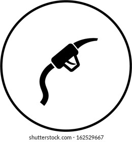 símbolo del manguito de la bomba de gas