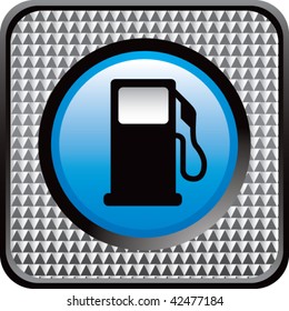 botón de control de icono de bomba de gas