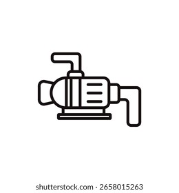 colección de icono de bomba de gas. Estilo de diseño con fondo