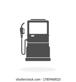 Gas Pump Icon or Logo Vector Illustration 