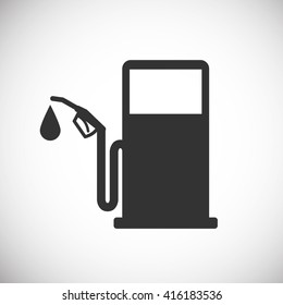 Gas Pump Icon silhouette