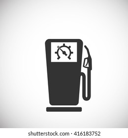Gas Pump Icon silhouette