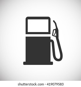 Gas Pump Icon silhouette