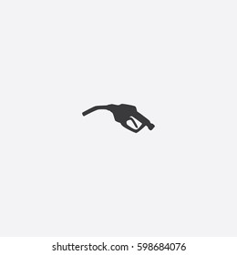 Gas Pump icon silhouette vector illustration

