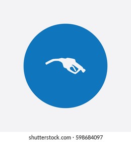 Gas Pump icon silhouette vector illustration

