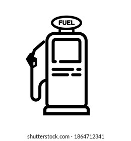 Gas pump icon. Gas Station icon. Fuel, gas, diesel, gasoline, oil, petrol sign. Vector illustration. Dispenser. Pipe. Service. Auto. Market. Benzine. Automobile. Equipment. Car. 