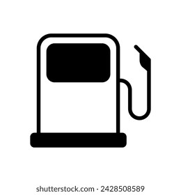 gas pump icon symbol vector template collection