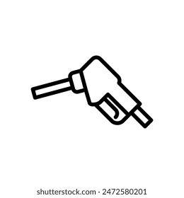 gas pump icon symbol vector template